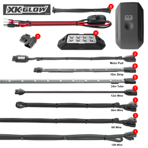 Xk Glow - Led Underglow Advanced Kit Pol - XK-SLING-ADV