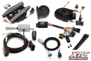 Xtc Power Products - Auto Turn Signal Kit W/ Billet Lever And Front Drl Lights Hon - ATS-L-HON-1000-DRL