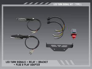 Yoshimura - Fe V2 Stnd Led Turn Sig Kit Type L Kaw - 075BG-STD-L-K