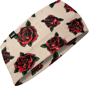 Zan - Sportflex Headband Tatto Roses - HBL207