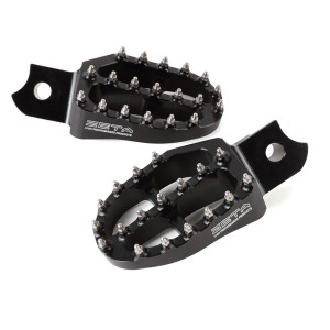 Zeta - Aluminum Footpegs Yam Black - ZE93-1633