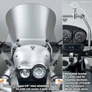 Ztechnik - Vstream+ Windscreen Tall Tour Clear Bmw - Z2422