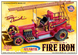 Atlantis Models - 1:24 Tom Daniel - Fire Iron Old Time Fire Engine Show Rod - M7530