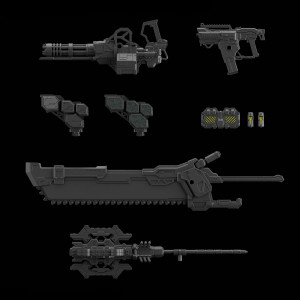 Bandai - 30MM Option Parts Set Daemon X Machina TS Weapon Set 01 - 2858487