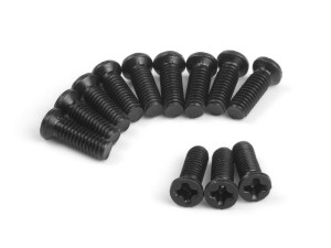 BlackZon - Countersunk Screws KMHO2.5x8mm (12pcs) - 548014