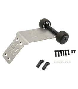 Power Hobby - HD Stainless Steel Rear Skid Plate Bearing Wheelie Bar - 7796