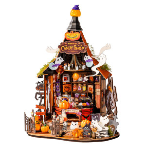 Robotime - Haunted Candy House DIY Miniature House - DG186