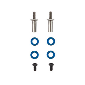 Team Associated - RC28R FT Adjustable Front Axles, Titanium - 21637