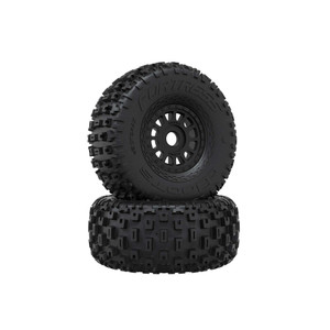 Arrma - DBOOTS 'FORTRESS' TIRE SET GLUED (BLACK)(2PCS) - -4486
