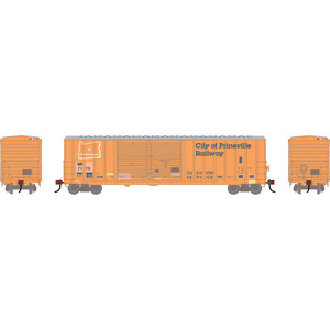 Athearn - HO ATH 50' FMC 5077 DD Offset Box Car, Primed For Grime MR 'Ex-COP' #7175 - -3709