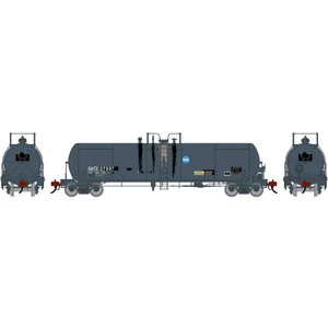 Athearn - HO GEN GATC 20K Gallon Tank Car, Primed For Grime GATX 'Black-Service Driven' #27337 - G-3327