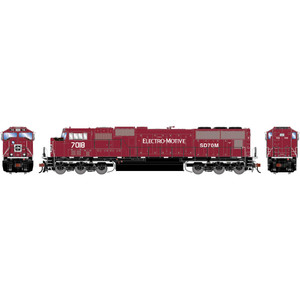 Athearn - HO GEN SD70M Locomotive w/DCC & Sound, EMDX #7018 - G-3292