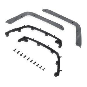 Axial - Front Fenders, Gray, Jeep JT: SCX10 III MB - -4691