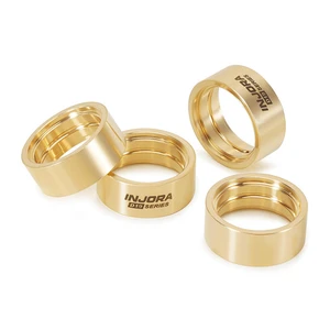 Injora - 10.1g Brass Clamp Rings for INJORA 0.7" D19 Wheels (4P) - W7011-19-4