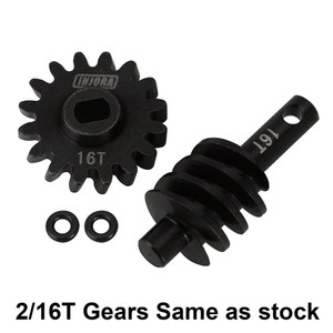 Injora - 2/16T (as stock) Gears for SCX24 - SCX24-77-16T