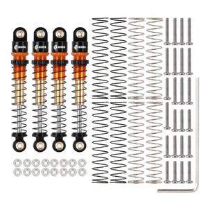 Injora - 43mm Aluminum Threaded Shocks for SCX24 - SCX24-27GD-4