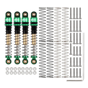Injora - 43mm Aluminum Threaded Shocks for SCX24 - SCX24-27GN-4