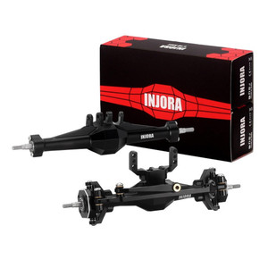 Injora - 4mm extended Diamond Axles for TRX4M - 4M-92BKFR