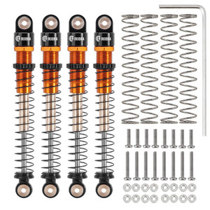 Injora - 51mm Aluminum Threaded Shocks for AX24 - SCX24-160GD-4