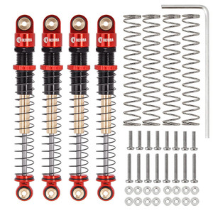 Injora - 51mm Aluminum Threaded Shocks for AX24 - SCX24-160RB-4