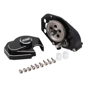 Injora - Aluminium Transmission for SCX24 (Black) - SCX24-130BK