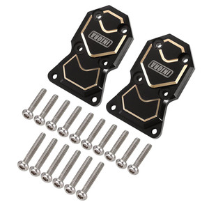 Injora - Black Brass Diff Covers for SCX24 AX24 - SCX24-93BK