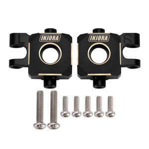 Injora - Black Brass Steering Knuckles for 1/18 TRX4M - TRX4M-04BK