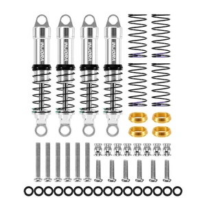 Injora - LS 55mm Silver Oil Shocks for TRX4M - 4M-123SR