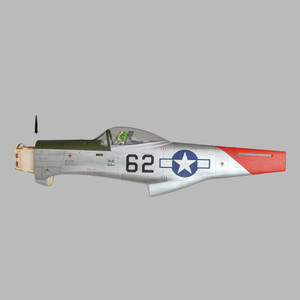 Phoenix Model - Fuselage set P51 MUSTANG 56'' W/Electric Retract Size .46-.55 ARF V2 - PH2282