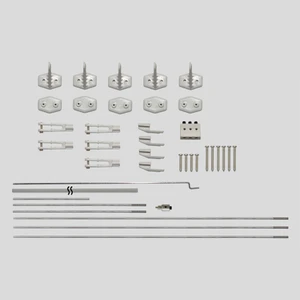 Phoenix Model - Hardware set F4U CORSAIR 59'' W/Electric Retract Size .46 -.55 ARF V2 - PH22411