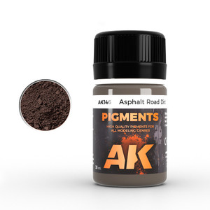 AK Interative - Asphalt Road Dirt Dry Pigment 35mi Bx-6 - 146