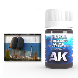 AK Interative - Naval Streaking Grime Light Grey Ships 6 - 305