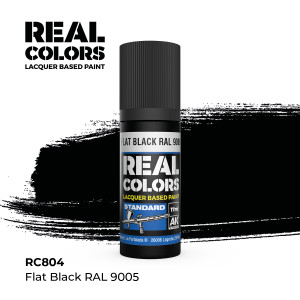 AK Interative - RC804 Flat Black RAL 9005 6pk - 804