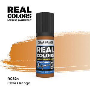 AK Interative - RC824 Clear Orange 6pk - 824