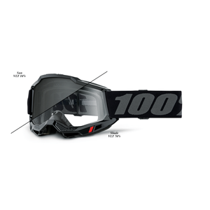 100-percent - Accuri 2 Otg Desert Goggle Blk Clear/smk Photochromatic - 50019-00002