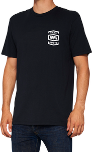 100-percent - Crop Ss Tee Black 2x - 20144-10005