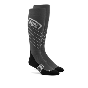 100-percent - Hi Side Thin Mx Socks Grey Lg/xl - 20054-00002