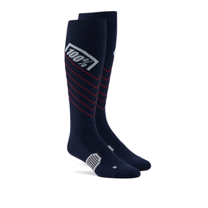 100-percent - Hi Side Thin Mx Socks Navy Sm/md - 20054-00003