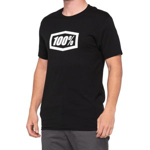 100-percent - Icon Ss Tee Black Sm - 20000-00020