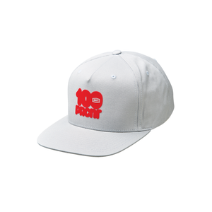 100-percent - Icon Youth Snapback Cap Grey - 20047-00005