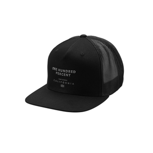 100-percent - Mack Aj Fit Trucker Cap Black - 20045-00002