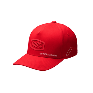 100-percent - Shodow Flexfit Cap Red Sm/md - 20043-00010