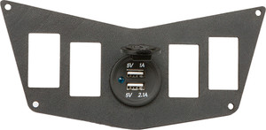 Flip - Dash 4 Switch Plate W/usb - RZ912