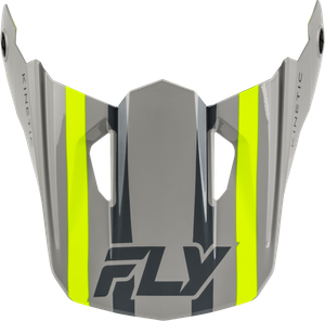 Fly Racing - Kinetic Sync Helmet Visor Grey/hi-vis Xl/2x - 73-2004VX