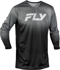Fly Racing - Yth Rayce Sonar Bicycle Jersey Black/grey/white Ym - 380-050YM