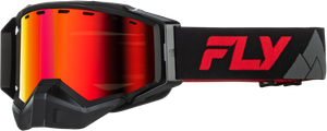 Fly Racing - Zone Elite Snw Red/black W/red Mirror/plzrd Amber - 37-4116