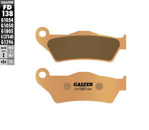 Galfer - Brake Pads Sintered Fd138g1396 - FD138G1396