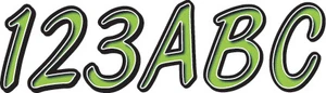 Hardline - Series 400 Registration Kit (kiwi Green/black) - KIBKG400