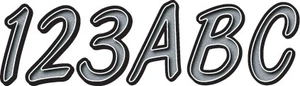 Hardline - Series 400 Registration Kit (silver/black) - SIBKG400