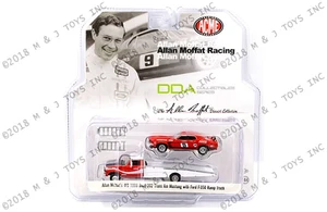 Acme 1:64 Dda Collectibles Series - Allan Moffat Racing #9 1969 Boss 302 Trans Am Mustang With Ford F-350 Ramp Truck - Diecast